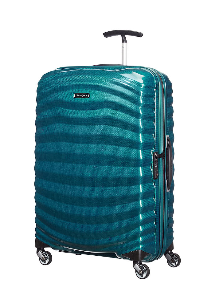 Samsonite Lite-Shock 69cm Suitcase in Petrol Blue