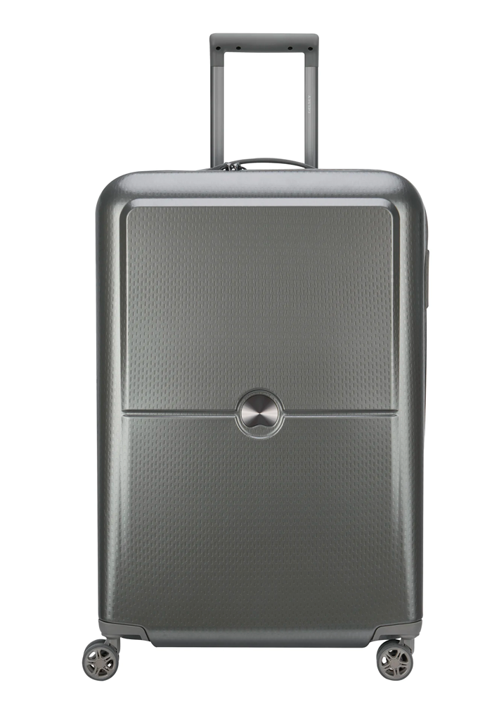 Delsey Turenne 4 Double Wheels Trolly Case 70cm in the colour silver