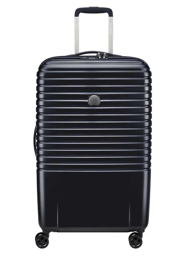Delsey Caumartin Plus 4 Wheel Spinner Suitcase 70cm in the colour Black