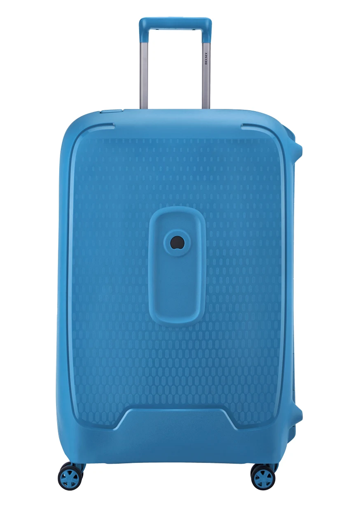 Delsey Moncey Spinner Suitcase 76cm in the colour Light Blue