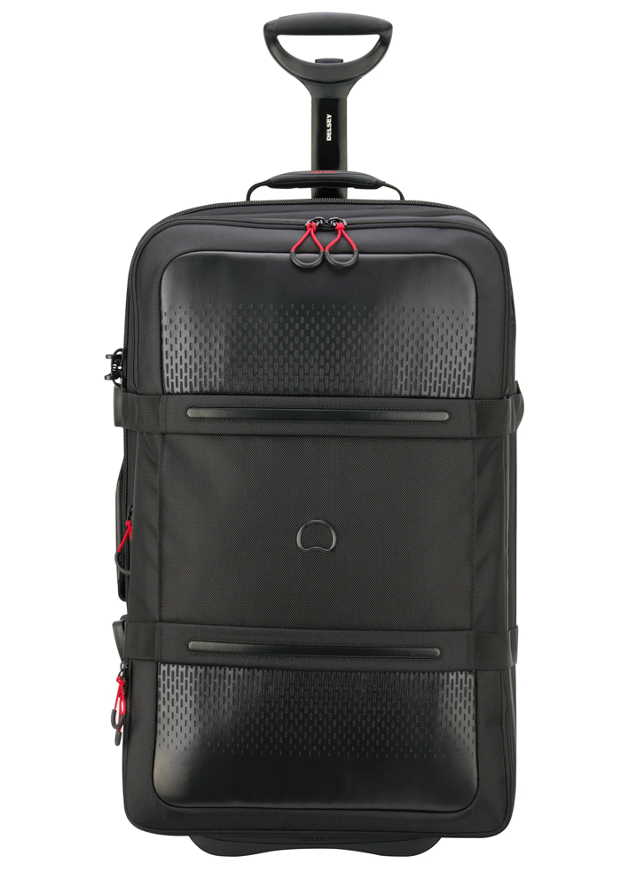 A Black Delsey Montsouris 68cm Suitcase