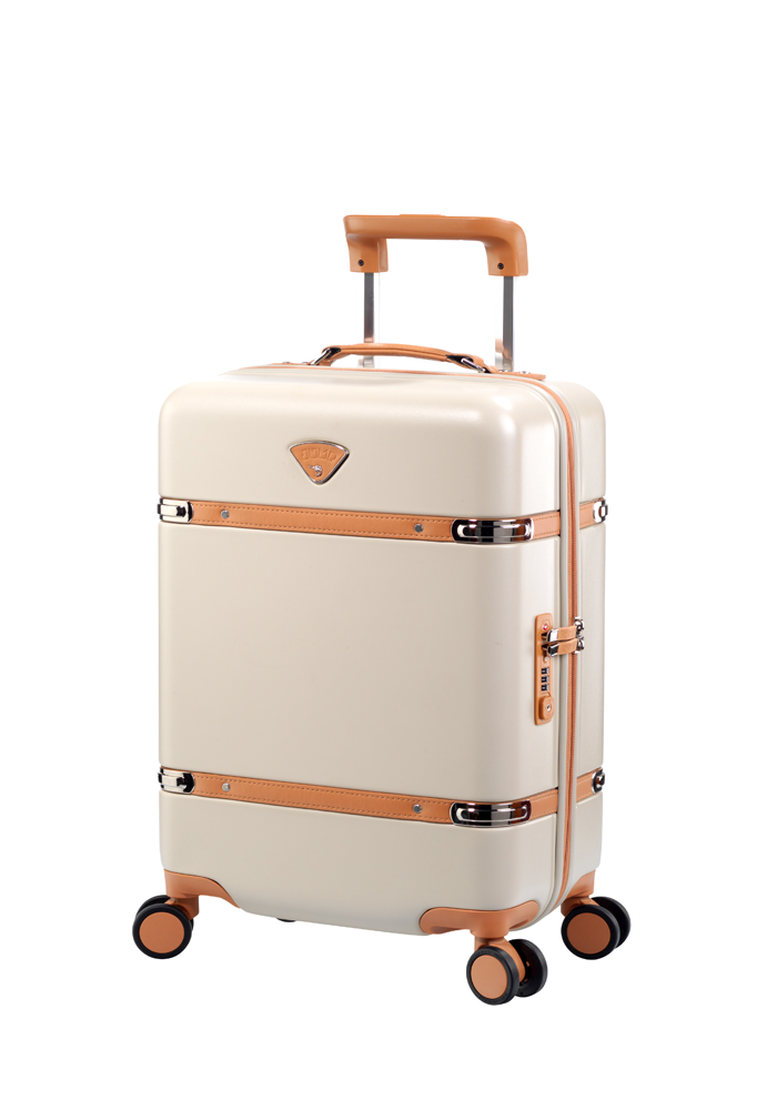 Jump Cassis Riviera PC 4 Wheel Carry-On Suitcase 22" in the colour Beige
